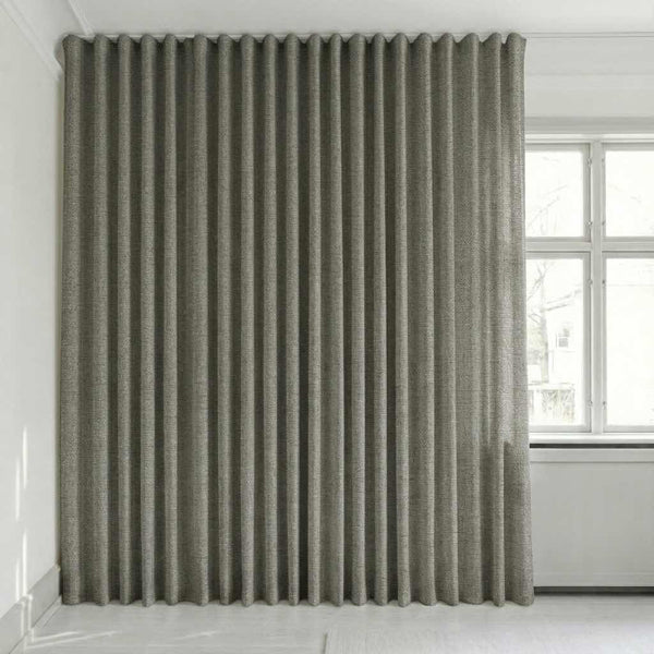 Puoliläpikuultava verho mittojen mukaan – Disa - Taupe Brown - C2435