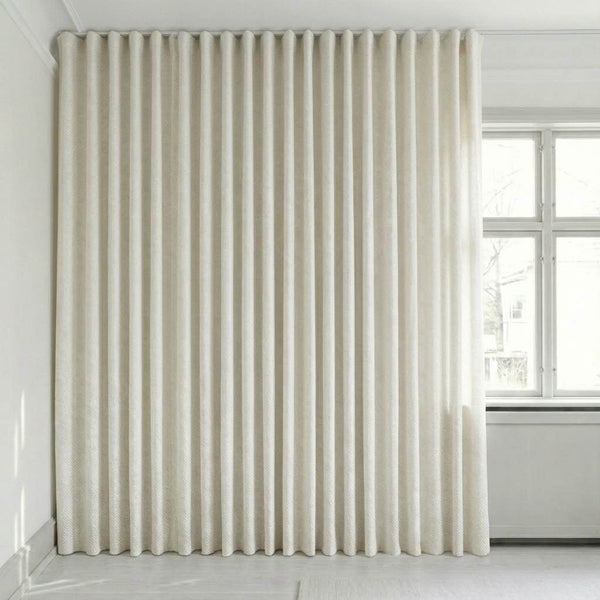 Puoliläpikuultava verho mittojen mukaan – Rina - Radiant White - C1900
