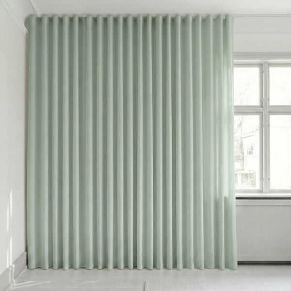 Puoliläpikuultava verho mittojen mukaan – Rooma - Baby Blue - C1640