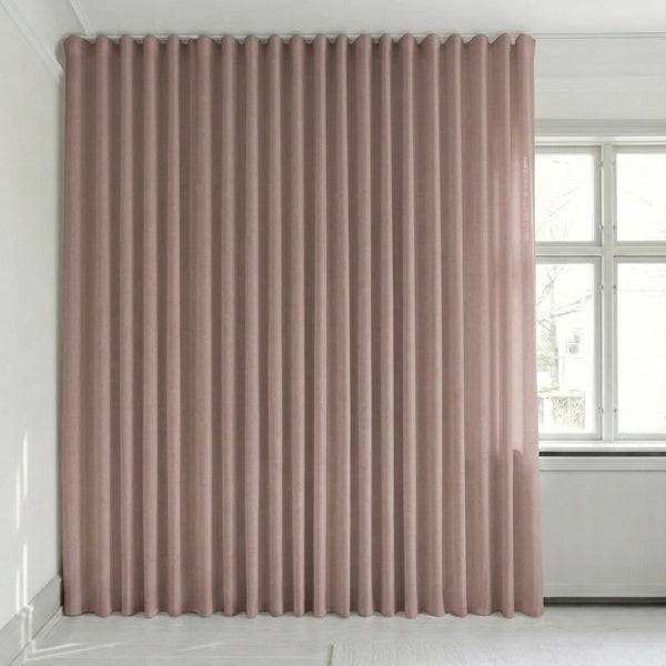 Puoliläpikuultava verho mittojen mukaan – Rooma - Dusty Pink - C1614