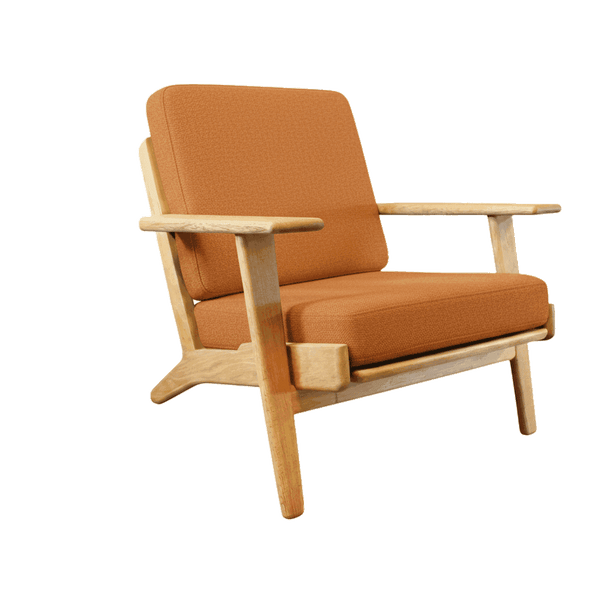 Pehmustesetti Wegner GE 240/290 -tuoliin, Cosy - Rust - S8108