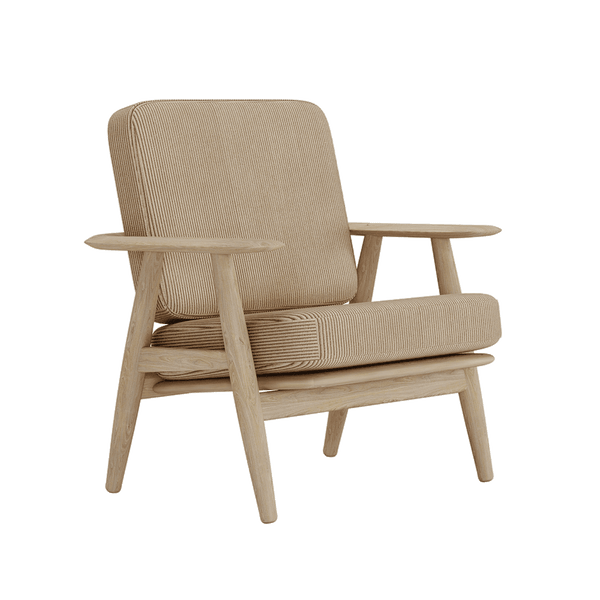 Pehmustesetti Wegner GE 240/290 -tuoliin, Velvet - Sand - S2500