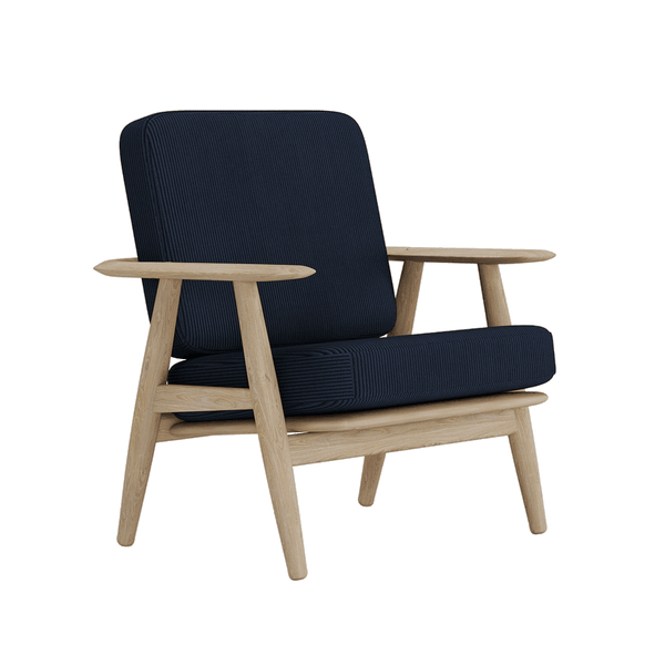Pehmustesetti Wegner GE 240/290 -tuoliin, Velvet - Denim - S2509