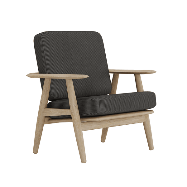 Pehmustesetti Wegner GE 240/290 -tuoliin, Velvet - Iron - S2511