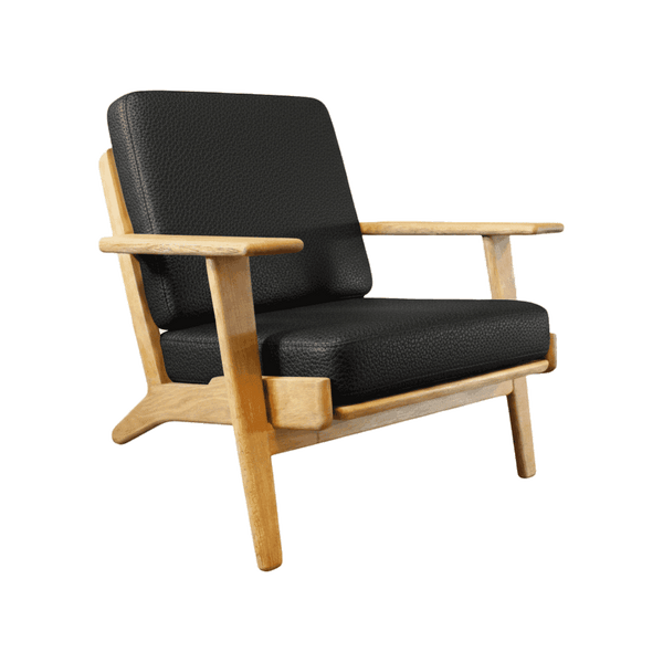 Pehmustesetti Wegner GE 240/290, nahka - Black - S3003