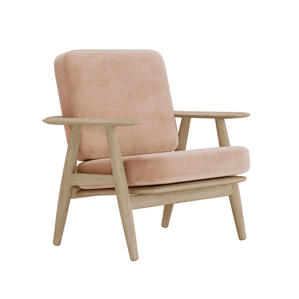 Pehmustesetti Wegner GE 240/290 -tuoliin, veluuri - Velour - Peony - S6005.