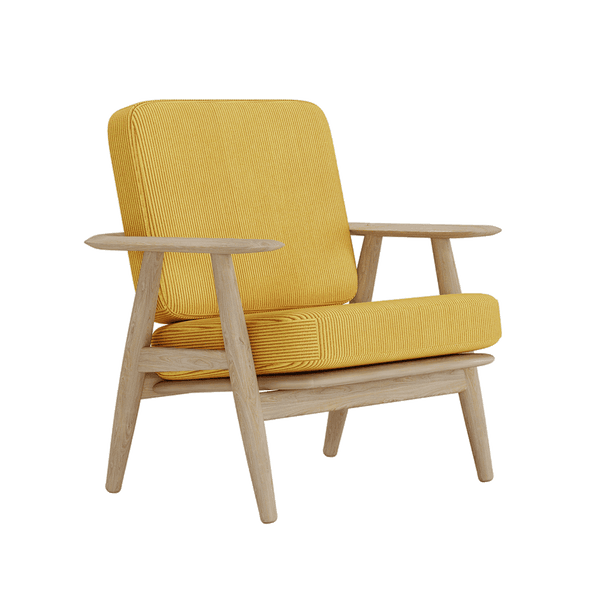 Pehmustesetti Wegner GE 240/290 -tuoliin, Velvet - Honey - S2505