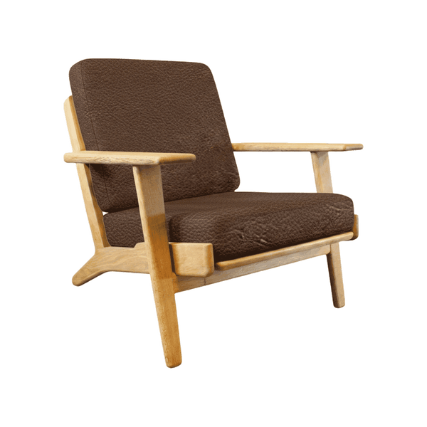 Pehmustesetti Wegner GE 240/290, nahka - Dark Brown - S3001