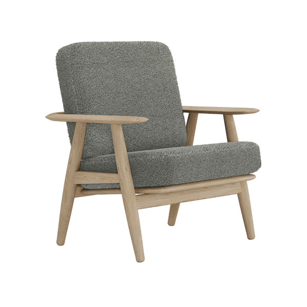 Pehmustesetti Wegner GE 240/290 -tuoliin, buklee - Gray - S2004