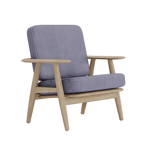 Pehmustesetti Wegner GE 240/290 -tuoliin, Velvet - Pigeon - S2508