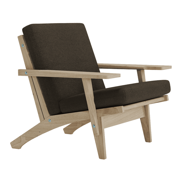 Pehmustesetti Wegner GE 370 -tuoliin, villa - Ruskea - S7002.
