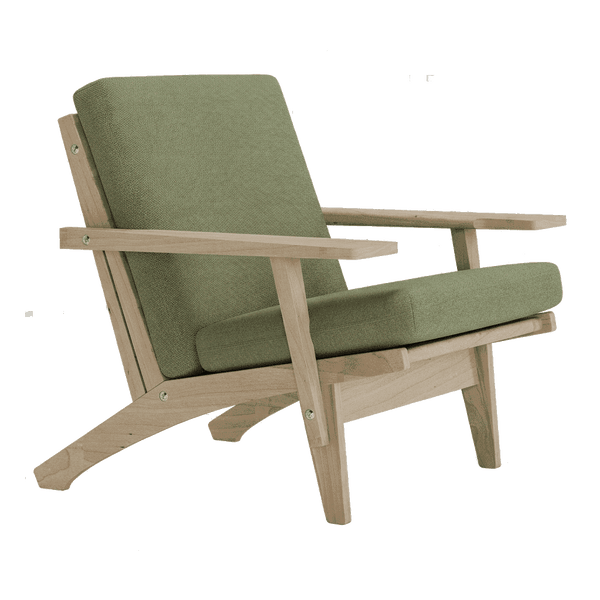 Pehmustesetti Wegner GE 370 -tuoliin, Cosy - Dusty green - S8115