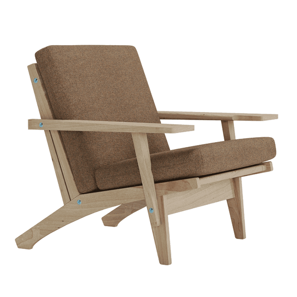Pehmustesetti Wegner GE 370 -tuoliin, villa - Redwood - S7014