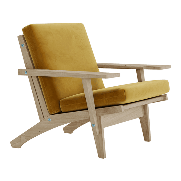 Pehmustesetti Wegner GE 370 -tuoliin, veluuri - Spice - S6021.