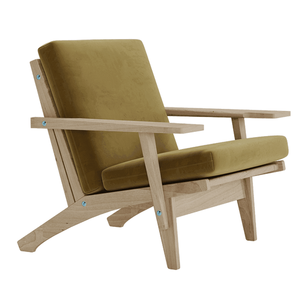 Pehmustesetti Wegner GE 370 -tuoliin, veluuri - Bronze - S6010.