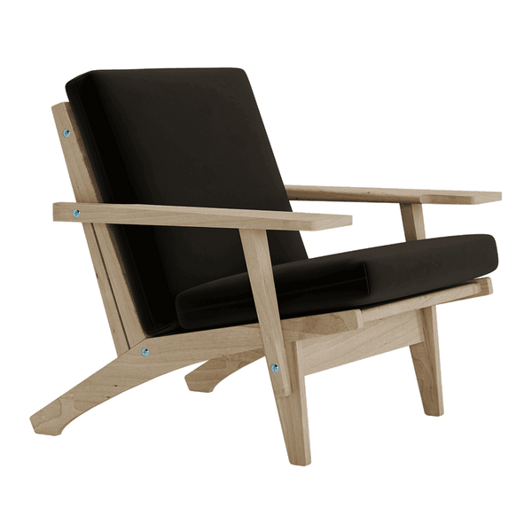 Pehmustesetti Wegner GE 370 -tuoliin, veluuri - Black - S6014.