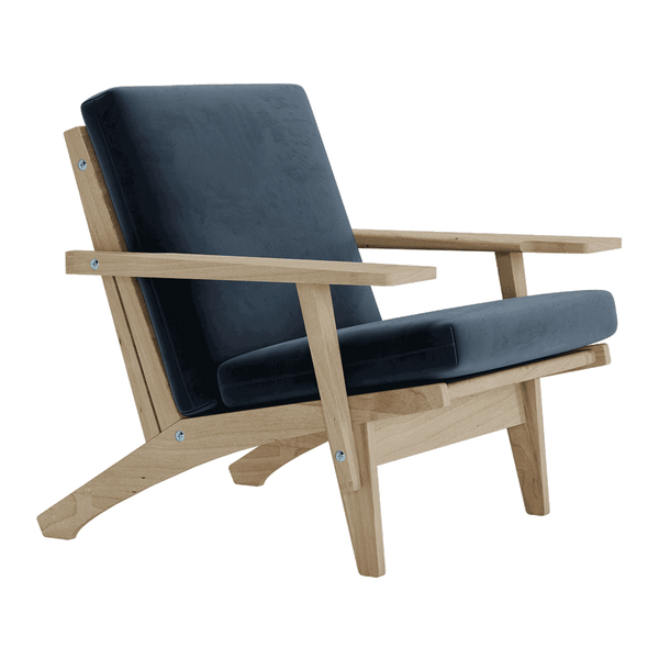 Pehmustesetti Wegner GE 370 -tuoliin, veluuri - Greenness - S6016.