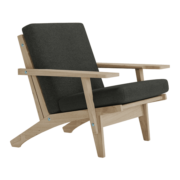 Pehmustesetti Wegner GE 370 -tuoliin, villa - Harmaa - S7012.
