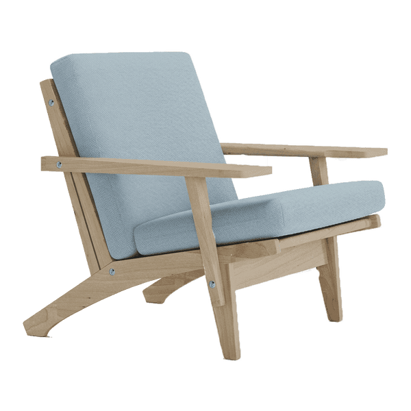Pehmustesetti Wegner GE 370 -tuoliin, Cosy - Light blue - S8113