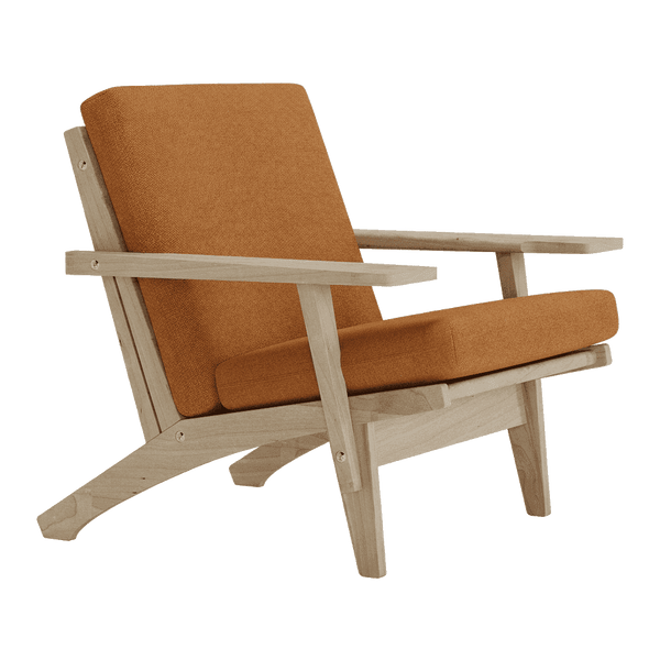 Pehmustesetti Wegner GE 370 -tuoliin, Cosy - Rust - S8108