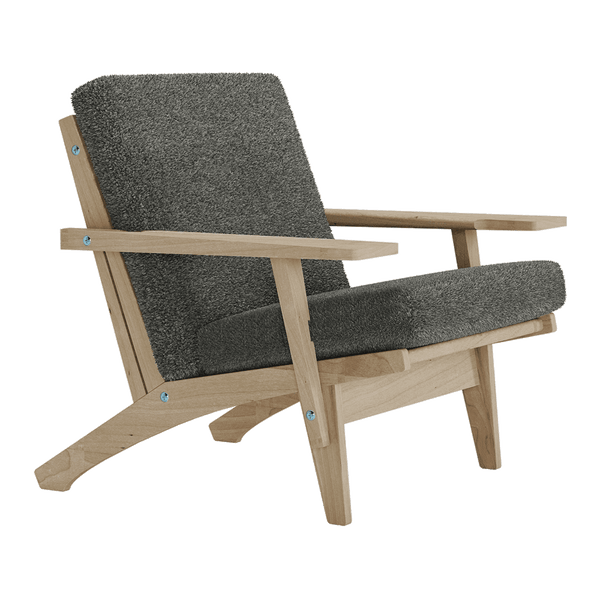 Pehmustesetti Wegner GE 370 -tuoliin, buklee - Granite - S2005