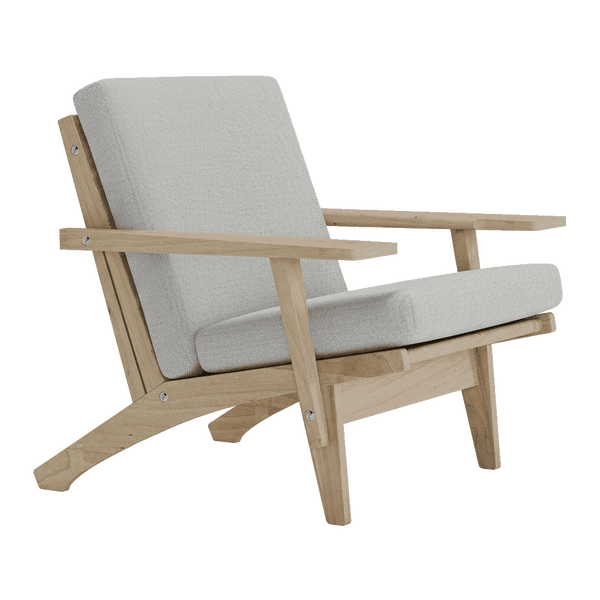 Pehmustesetti Wegner GE 370 -tuoliin, Cosy - Light grey - S8106
