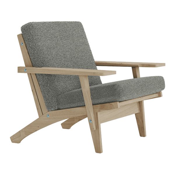Pehmustesetti Wegner GE 370 -tuoliin, buklee - Gray - S2004
