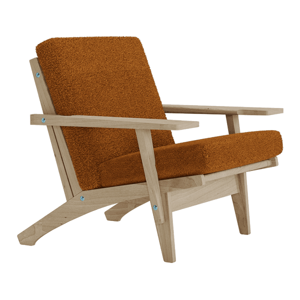 Pehmustesetti Wegner GE 370 -tuoliin, buklee - Pumpkin Spice - S2002