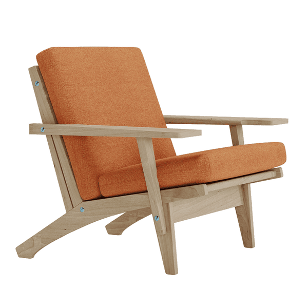 Pehmustesetti Wegner GE 370 -tuoliin, villa - Spice - S7015