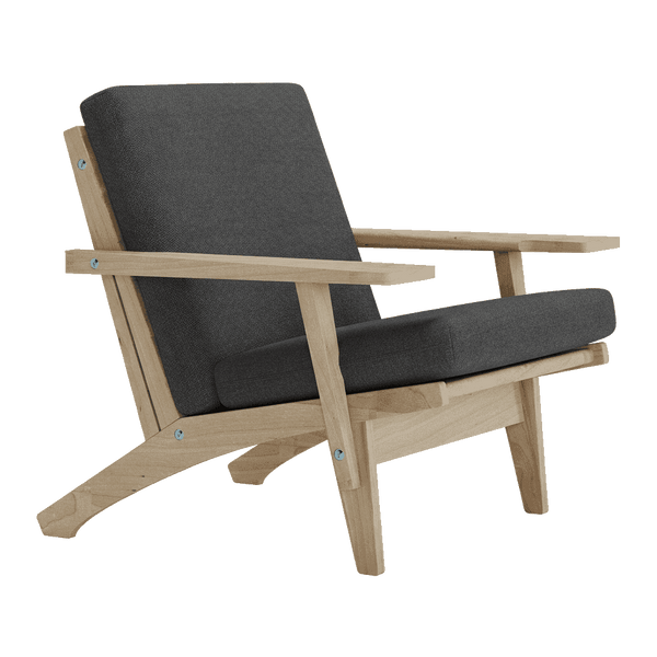 Pehmustesetti Wegner GE 370 -tuoliin, Cosy - Dark grey - S8104