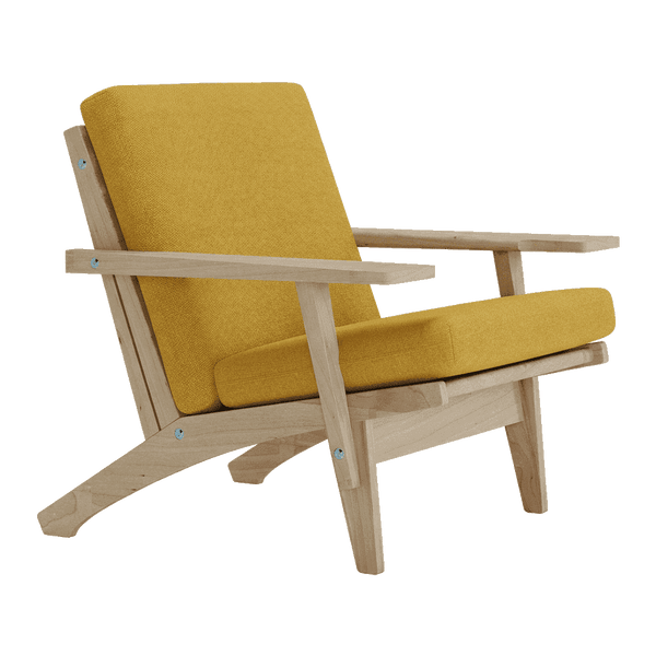 Pehmustesetti Wegner GE 370 -tuoliin, Cosy - Curry - S8107
