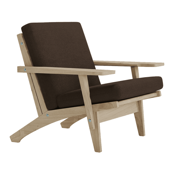 Pehmustesetti Wegner GE 370 -tuoliin, Cosy - Brown - S8109
