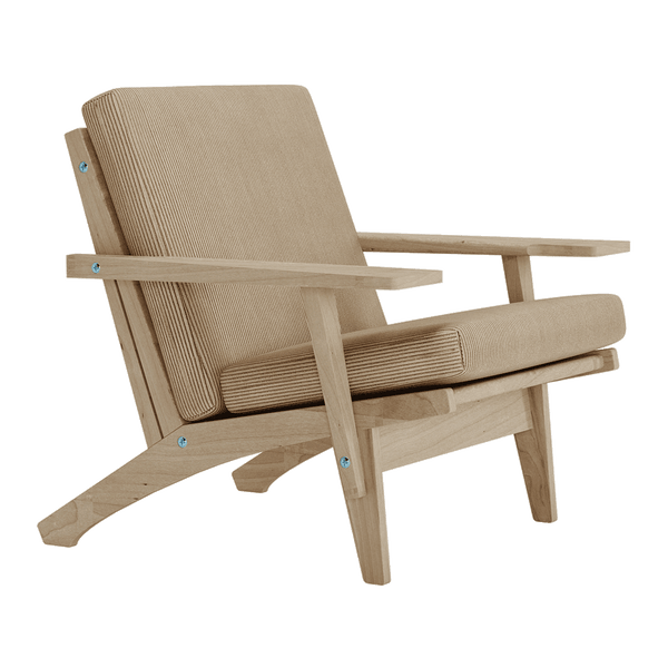 Pehmustesetti Wegner GE 370 -tuoliin, Velvet - Sand - S2500