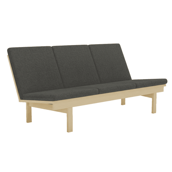 Pehmustesetti Børge Mogensen 2218 & 2219 -sohvaan, villa - Dark grey - S8104