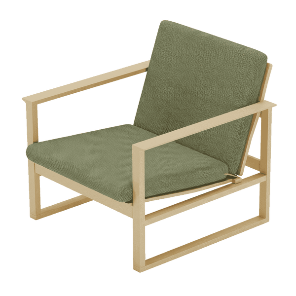 Pehmustesetti Børge Mogensen 2256 -tuoliin, Cosy - Dusty green - S8115