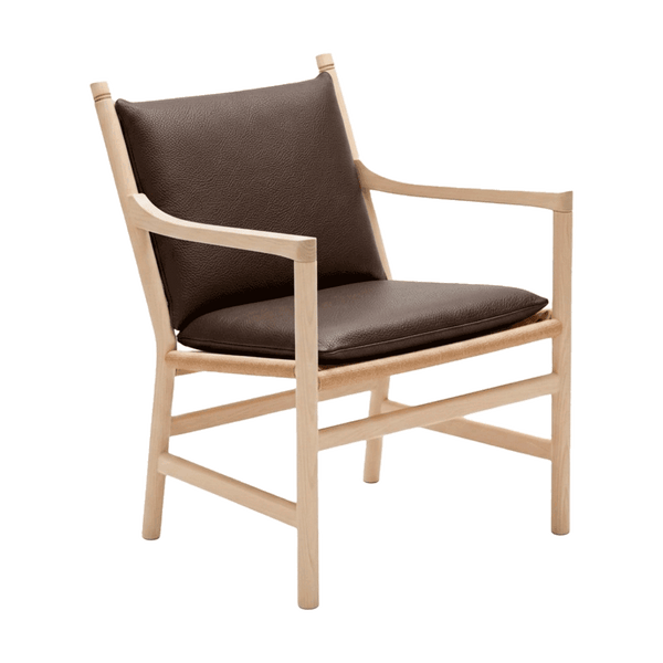 Pehmustesetti Wegner CH44 -tuoliin, nahka - Dark brown - S3002