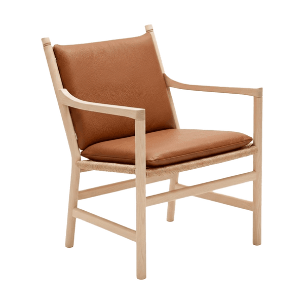 Pehmustesetti Wegner CH44 -tuoliin, nahka - Cognac - S3000