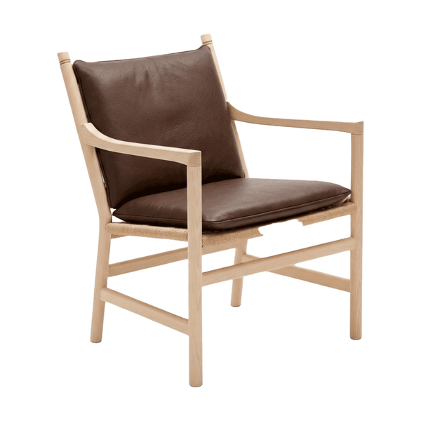 Pehmustesetti Wegner CH44 -tuoliin, nahka - Brown - S3001
