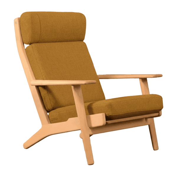 Pehmustesetti Wegner GE 290A, villa - Yellow - S7005