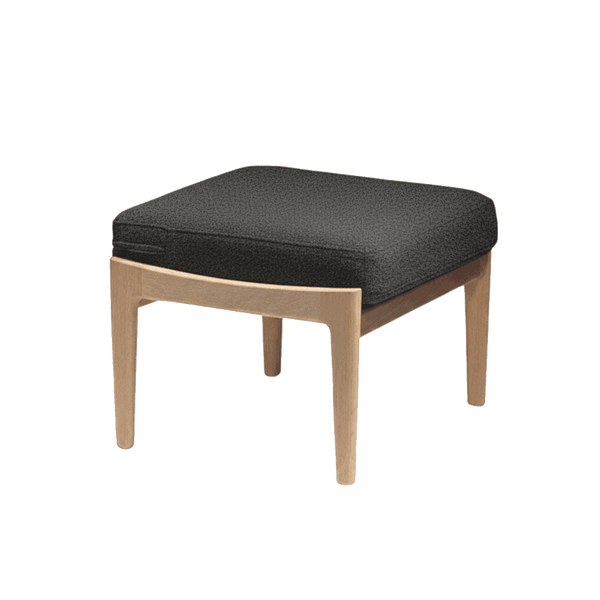 Pehmuste Wegner GE 290S -jakkaraan, villa - Charcoal - S7013