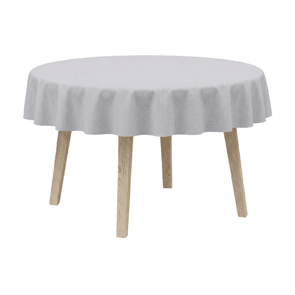 Pyöreä pöytäliina, puuvillasekoite - Light grey - D1032´
