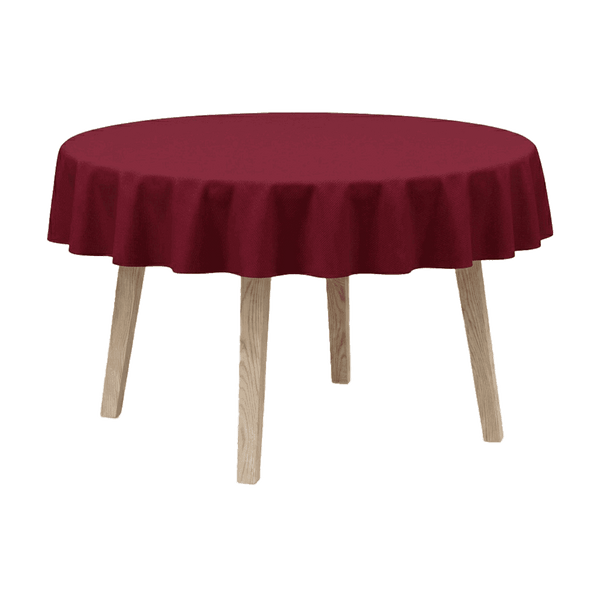 Pyöreä pöytäliina, puuvillasekoite - Red - D1040´