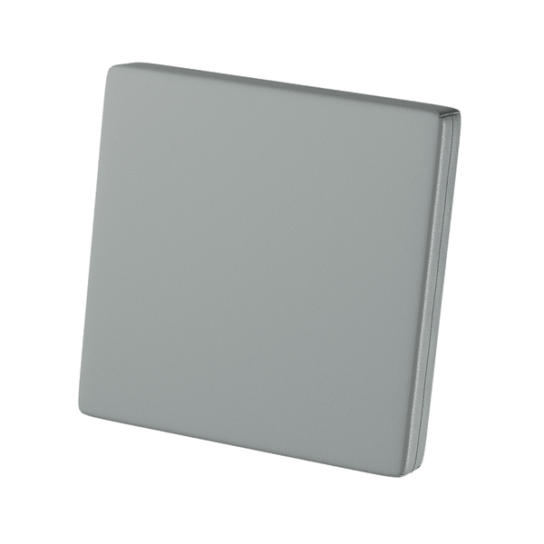 Selkänojatyyny mittojen mukaan, keinonahka - Aluminium - S3104.