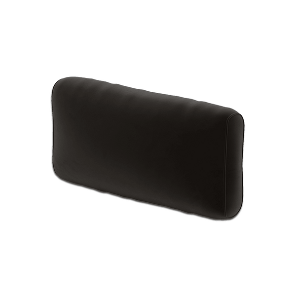Pehmeä selkänojatyyny mittojen mukaan, Velour - Black. - S6014
