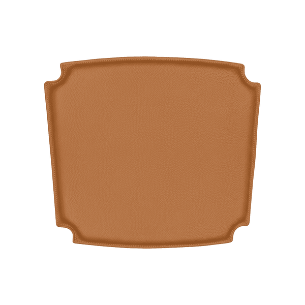 Pehmeä nahkainen selkänojatyyny mittojen mukaan - Cognac - S3000´
