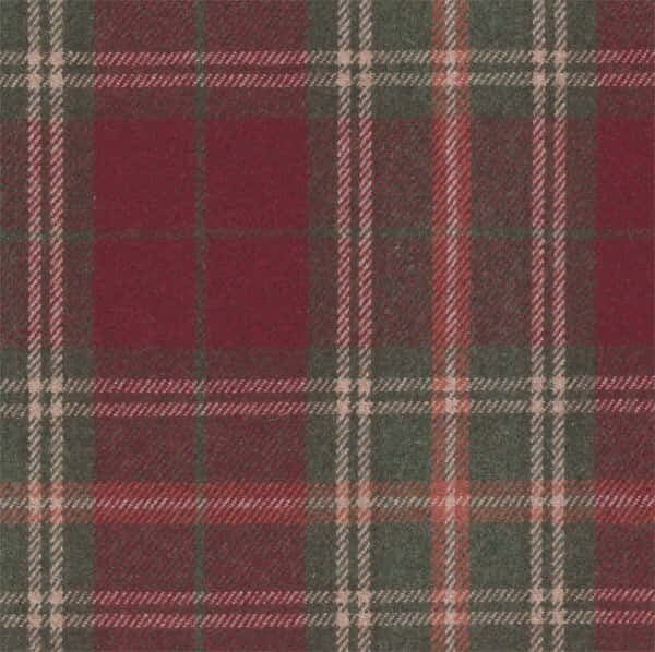 Kangasnäyte – Sherlock-villa, kuvioitu - Cranberry - S7206